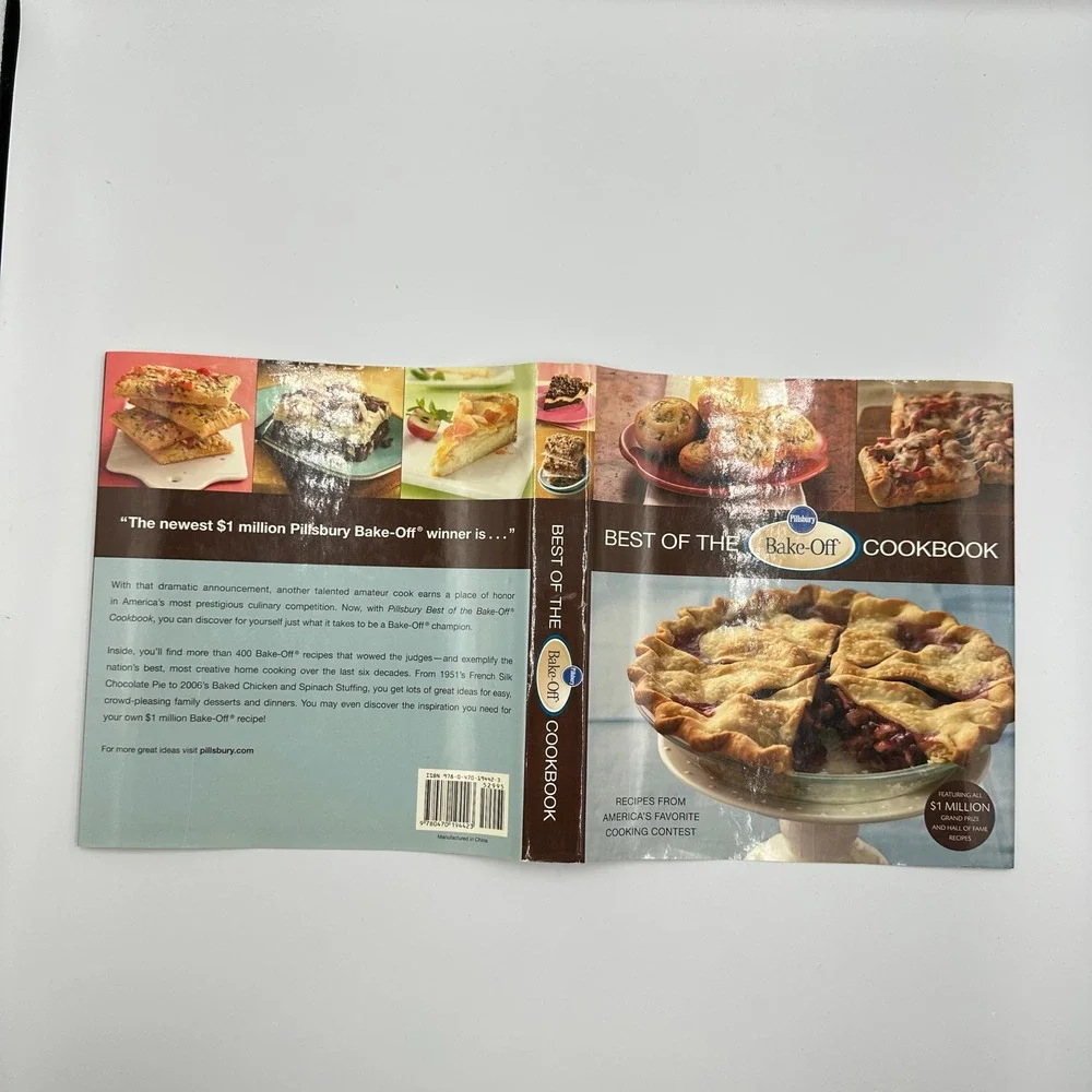 Pillsbury Best of the Bake-Off Cookbook 2008 Hardcover Wiley DJ Very Good‎